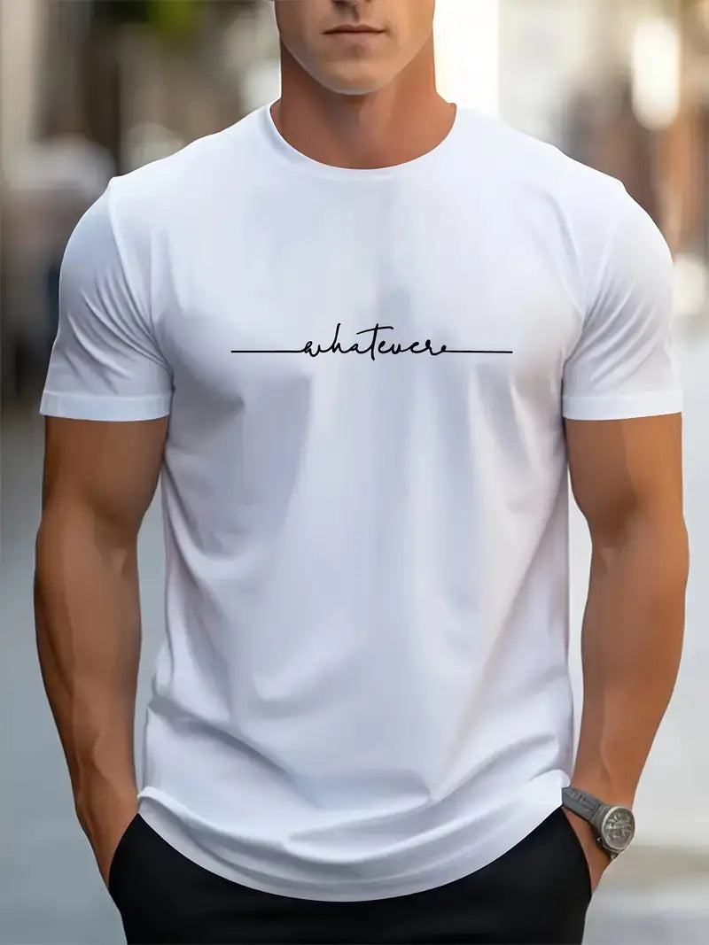 Casual Script Seamless T-Shirt